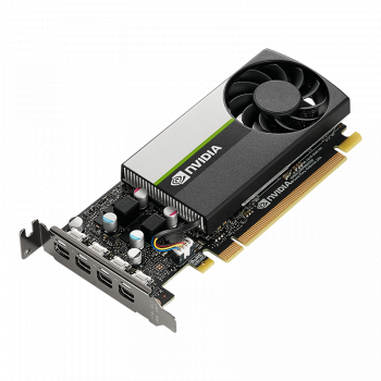 Graphic card PNY NVIDIA Quadro T1000, 4GB, GDDR6, 128 bit, miniDisplayPort