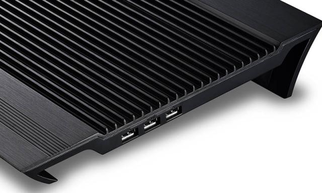 Охладител за лаптоп DeepCool N8 BLACK, 17", 2x140 mm, Черен 