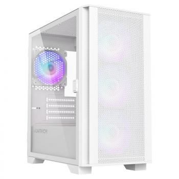 Case MONTECH AIR 100 ARGB, TG, Micro-ATX White