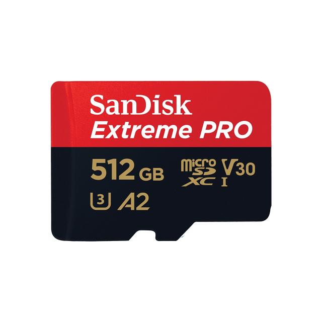 Memory card SANDISK Extreme PRO microSDXC, 512GB 