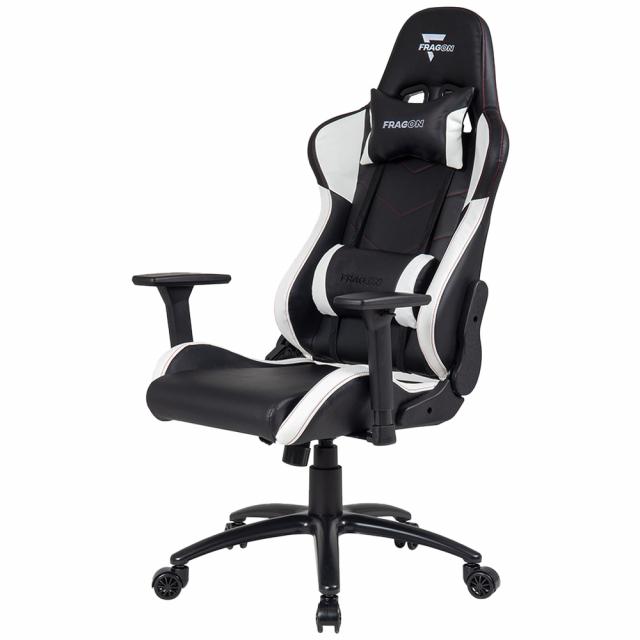 Gaming Chair FragON 3X Series Black/White, Aluminium 