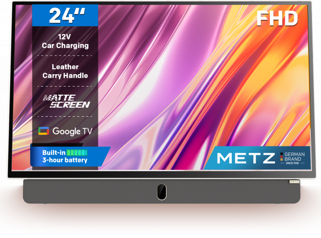 Portable TV METZ 24MPE7000 24" FHD(1920x1080) GoogleTV, HDR10 