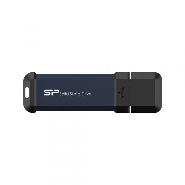 Външен SSD Silicon Power MS60 Blue 500GB, USB-A 3.2 Gen2 