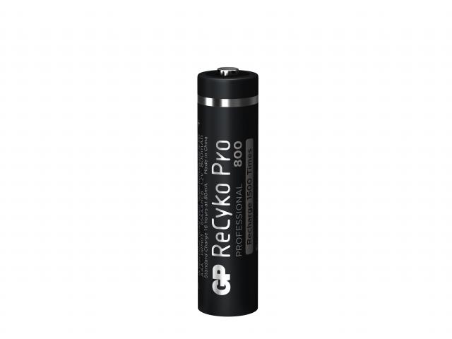 Акумулаторна Батерия GP R03 AAA 800mAh NiMH 85AAAHCB-EB4 RECYKO+ PRO до 1500 цикъла, 4 бр. в опаковка 