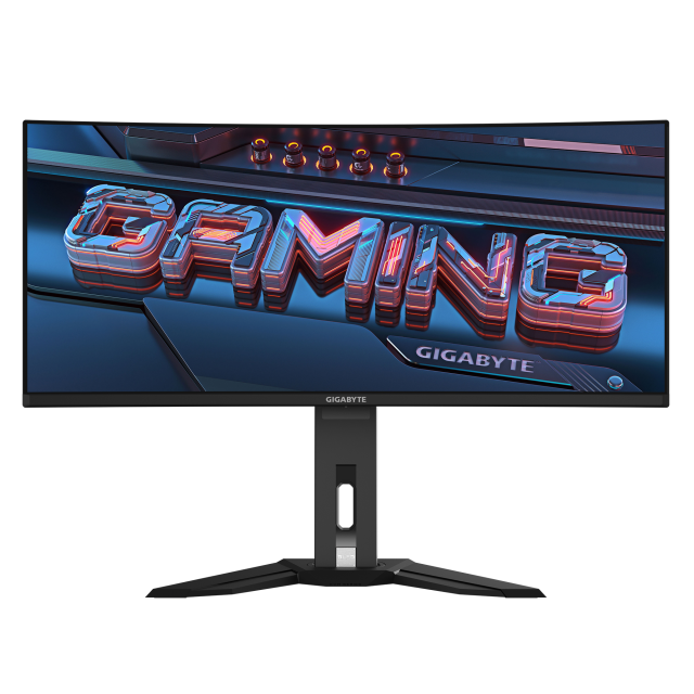 Monitor GIGABYTE MO34WQC2,QD-OLED, WQHD(3440x1440), 240Hz, 0.03ms, Vesa ClearMR 13000, HDR 400, KVM 