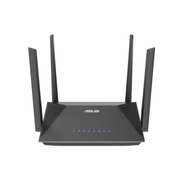 Безжичен рутер ASUS RT-AX52 AX1800 Dual Band WiFi 6 (802.11ax), AiMesh Compatible, Buil-in VPN 