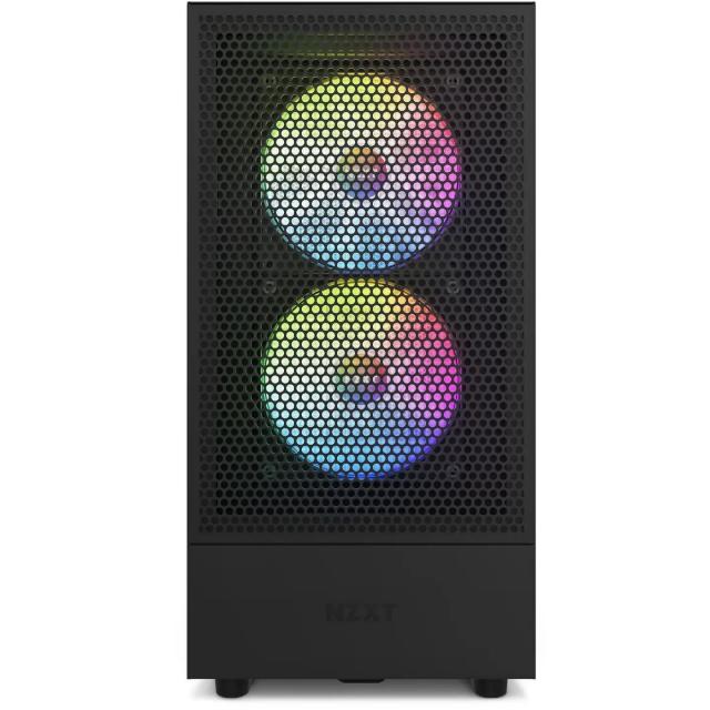 Case NZXT H5 Flow RGB Matte Black, Mid-Tower 