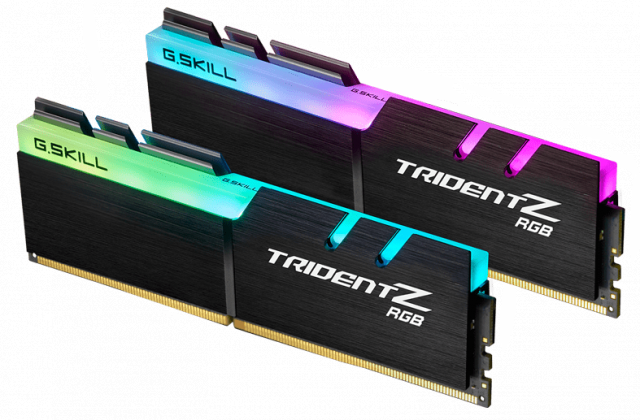 Памет G.SKILL Trident Z RGB 16GB(2x8GB) DDR4 3200MHz F4-3200C16D-16GTZR 