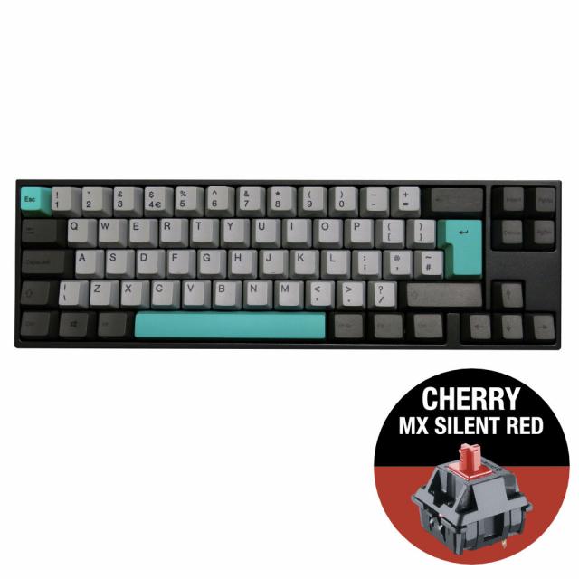 Геймърскa механична клавиатура Ducky x Varmilo Miya Mac Moonlight 65%, Cherry MX Silent Red 