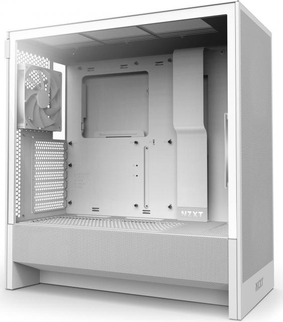 Кутия NZXT H5 Flow 2024 White, Mid-Tower 