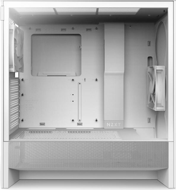 Кутия NZXT H5 Flow 2024 White, Mid-Tower 