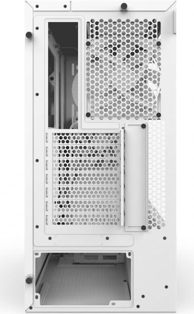 Кутия NZXT H5 Flow 2024 White, Mid-Tower 