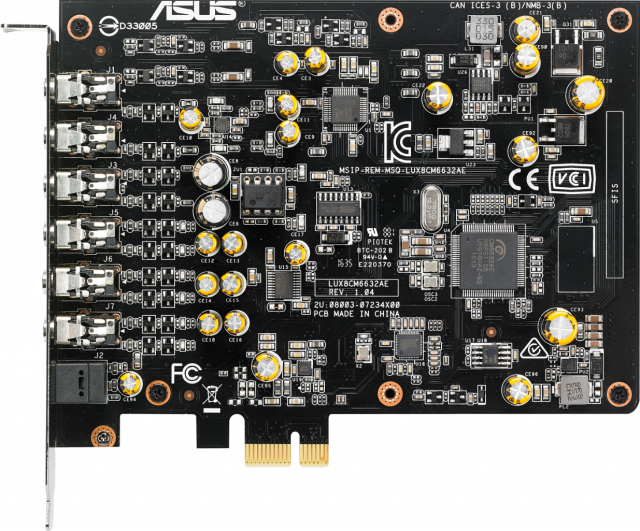 Sound card ASUS  Xonar AE 7.1 PCIe Gaming audio 