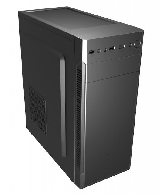 Кутия FSP CMT160 ATX Mid Tower, Черна 