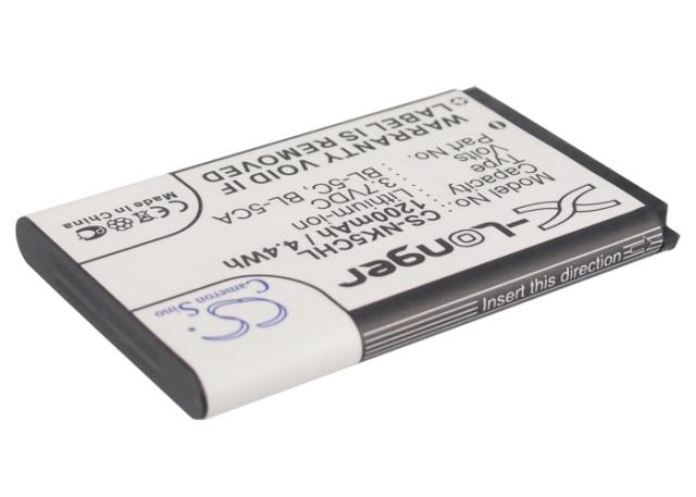 Mobile battery CAMERON SINO BL-5C, for Nokia 105 2700 3110 5130 6230 E50, 3.7V, 1200mAh 