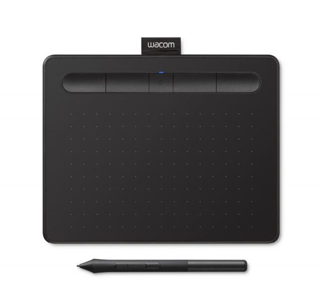 Графичен таблет Wacom Intuos S Bluetooth Black Manga, Черен 