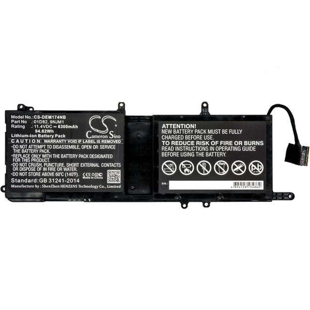 Laptop Battery for Alienware 15 R3; Alienware 17 R4  CS-DEM174NB 11,4V 8300mAh CAMERON SINO 