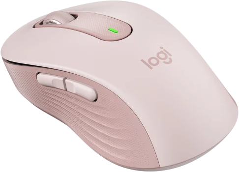 Wireless Mouse Logitech Signature M650 L - Rose, USB 