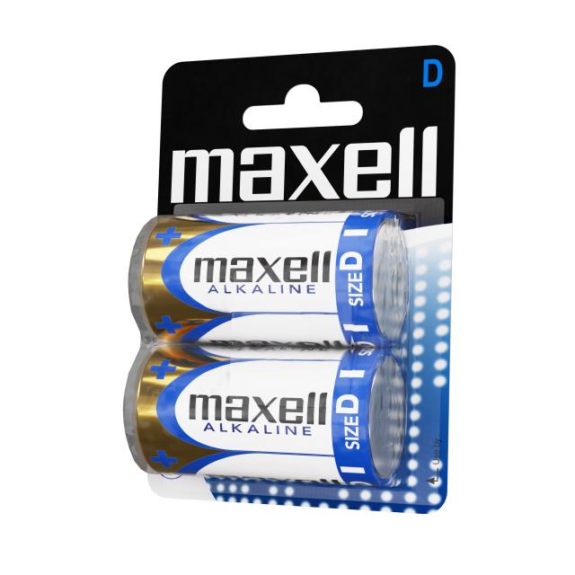 Алкална батерия MAXELL LR20 /2 бр. в опаковка/ 1.5V 