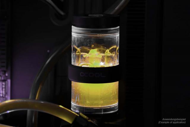 Alphacool Eiswasser Crystal Yellow UV-active premixed coolant 1000ml 