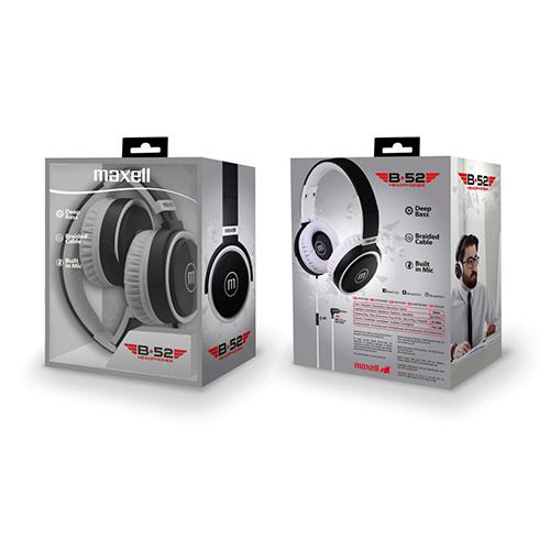 Headphones with microphone MAXELL B52  