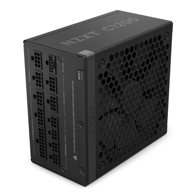 Power Supply NZXT C1200, 1200W 80+ Gold ATX 3.1 - Fully Modular 