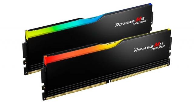 Memory G.SKILL Ripjaws M5 Neo RGB Black 32GB(2x16GB) DDR5-6000 