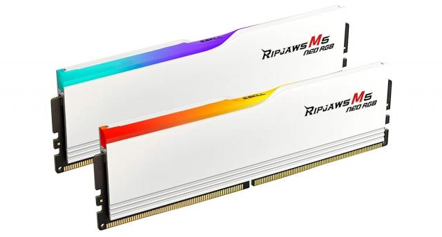 Memory G.SKILL Ripjaws M5 Neo RGB White 32GB(2x16GB) DDR5-6000 