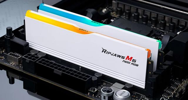 Memory G.SKILL Ripjaws M5 Neo RGB White 32GB(2x16GB) DDR5-6000 