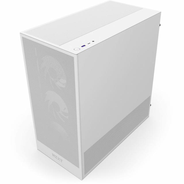 Кутия NZXT H5 Flow RGB 2024 White, Mid-Tower 