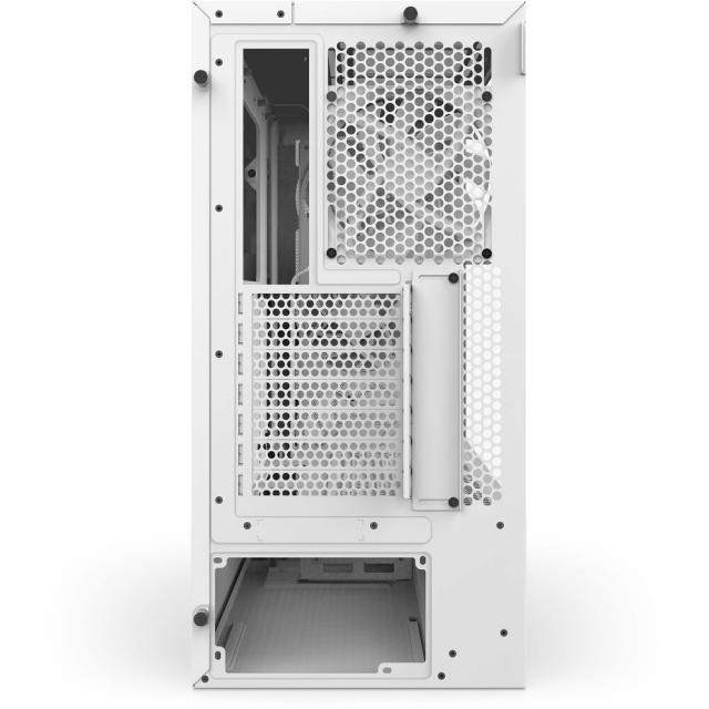 Кутия NZXT H5 Flow RGB 2024 White, Mid-Tower 