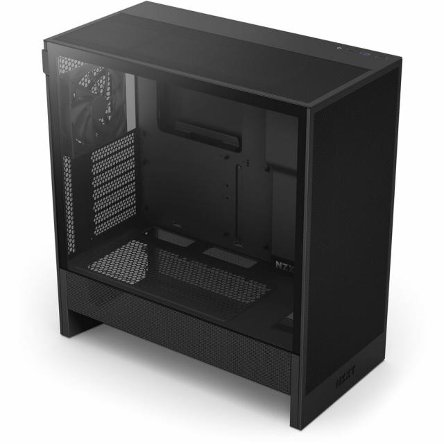 Кутия NZXT H5 Flow RGB 2024 Black, Mid-Tower 