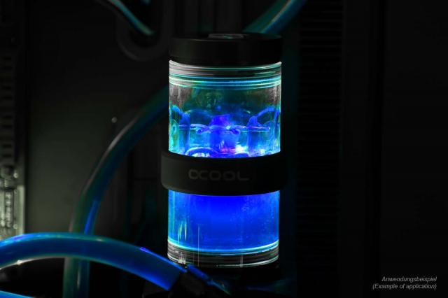Alphacool Eiswasser Crystal Blue UV-active premixed coolant 1000ml 