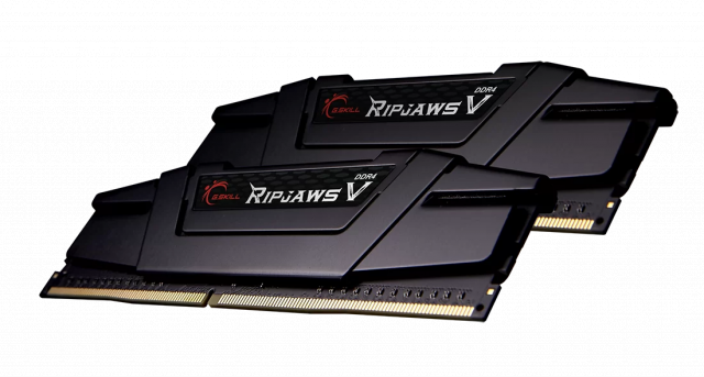 Памет G.SKILL Ripjaws V Black 16GB(2x8GB) DDR4 3200MHz F4-3200C16D-16GVKB 