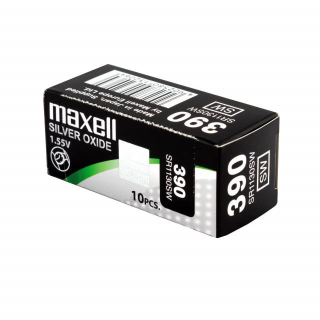 Button Battery Silver MAXELL SR1130 SW /AG10/ 389/390 / 1.55V 