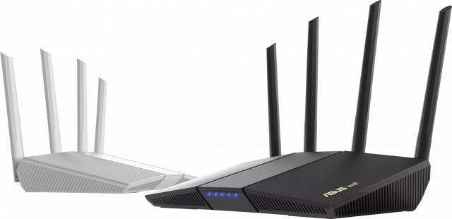 ASUS RT-AX55 AX1800 Dual-Band WiFi 6 Wireless Router with Life