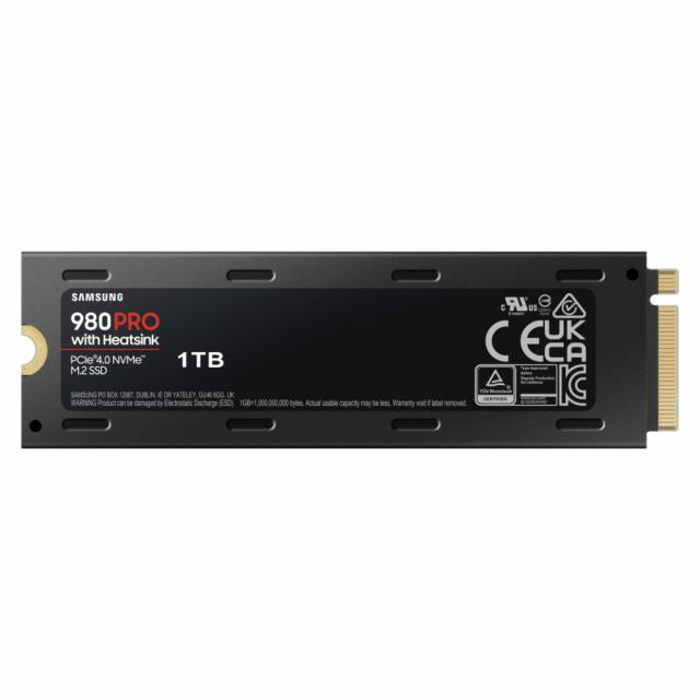 SSD SAMSUNG 980 PRO с Heatsink, 1TB, M.2 Type 2280, MZ-V8P1T0CW 