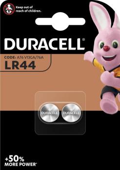 Батерия алкална LR44  AG13  2pk блистер 1,55V  DURACELL