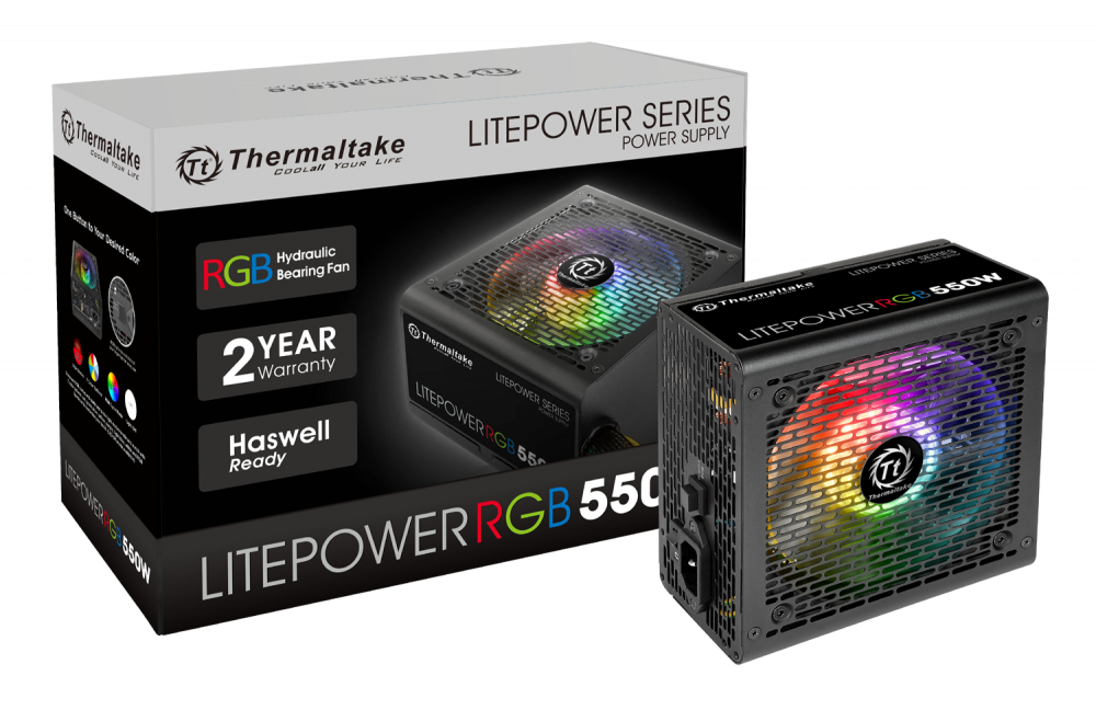 Блок питания thermaltake litepower rgb 550w обзор