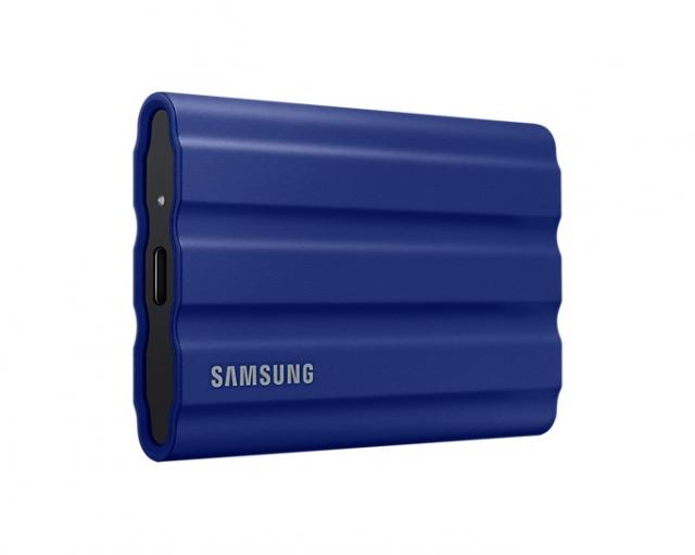 External SSD Samsung T7 Shield, 2TB USB-C, Blue 