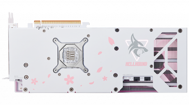 Graphic card PowerColor RX 7800 XT Hellhound Sakura Limited 