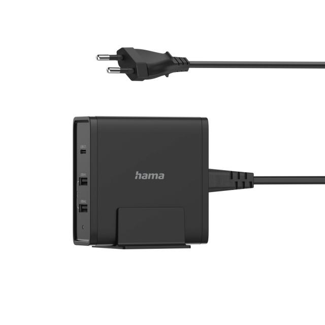 Универсална зарядна станция, 3 порта, USB-C / USB-A (PD), 5-20V/65W, 200017 