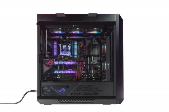 Кутия ASUS ROG Strix Helios, ATX/EATX, Mid-Tower, Aura Sync ARGB 