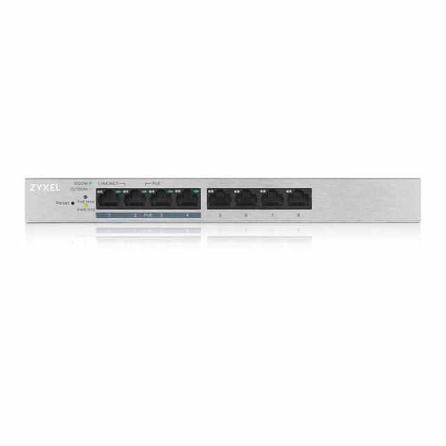 Switch ZyXEL GS-1200-8HPV2, 8 Ports, Gigabit, webmanaged 