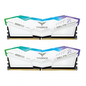 Team T-Force Delta RGB White 32GB (2 x 16GB) 288-Pin DDR5 SDRAM DDR5 6200