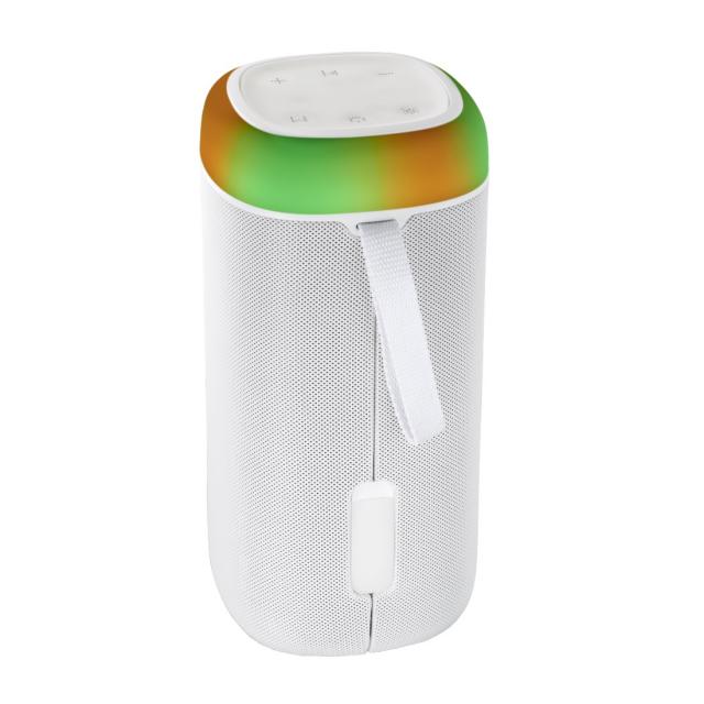 Hama "Shine 2.0" Bluetooth® Loudspeaker, LED, Splashproof, 30 W, white 