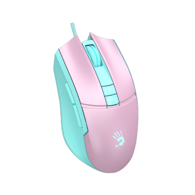 A4tech Gaming mouse  bloody L65 Max, 12000 cpi, Sky Pink 