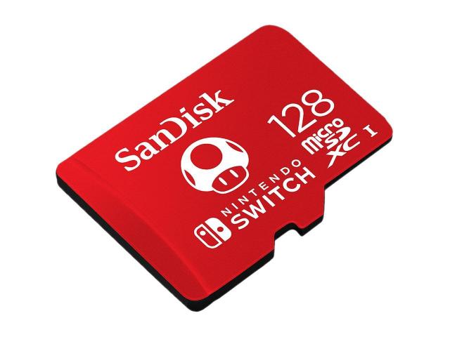 SanDisk 128GB microSDXC UHS-I for Nintendo Switch, Speed Up to 100MB/s 