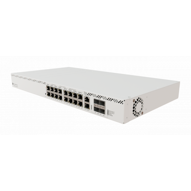 Суич MikroTik CRS320-8P-8B-4S+RM, 16 x Gigabit Ethernet ports, 4 x SFP+ 