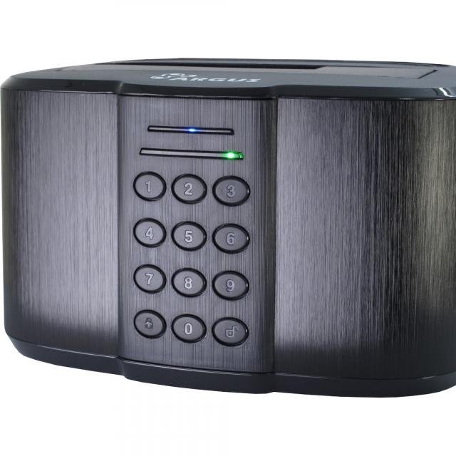 Encryption Dockingstation Inter-Tech Argus GD-PDLK02 for 2.5" or 3.5" SSD/HDD, 256-bit AES Encryption 